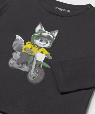 Camiseta m/l con gato motero MARENGO 6 15 02065 022 L 6