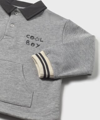 Sudadera tipo polo GRIS 6 15 02415 079 L 6