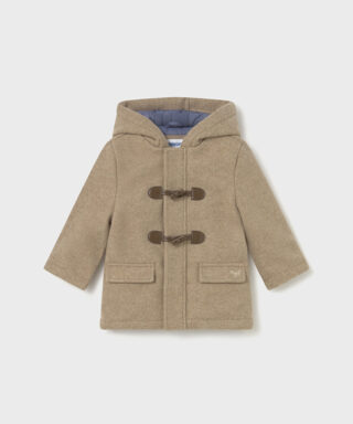 Abrigo de paño BEIGE