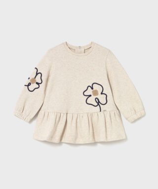 Vestido con flores BEIGE 11 15 02917 048 L 4