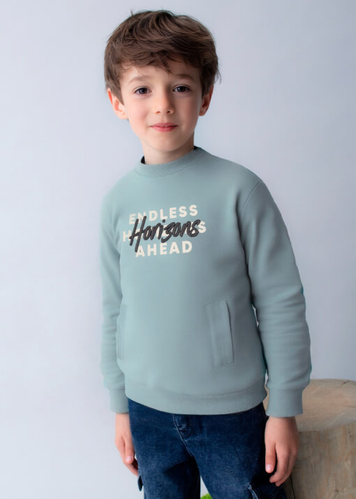 Sudadera ´Horizons´ VERDE AGUA