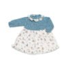 Vestido combinado de animalitos AZUL NUBE