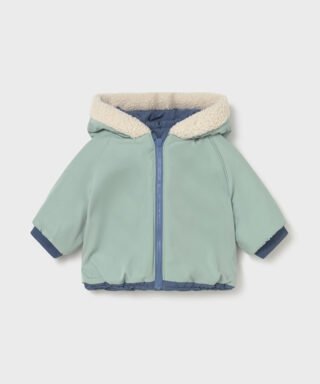 Abrigo plumas reversible con capucha AZAFATA Y VERDE AGUA 7 15 02410 057 L 6