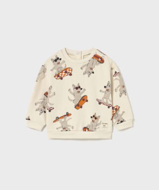 Sudadera con perritos CRUDO 7 15 02417 036 L 4