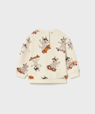 Sudadera con perritos CRUDO 9 15 02417 036 L 5