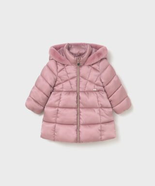 Abrigo plumas largo con pelito ROSA MAQUILLAJE 7 15 02436 054 L 4