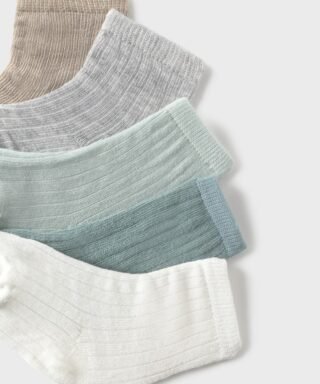 Set de 6 calcetines lisos VERDES 6 15 09918 058 L 5