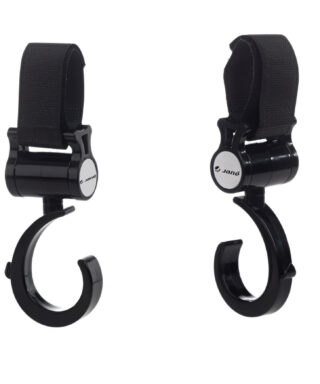 Set de 2 ganchos multifunciones NEGRO