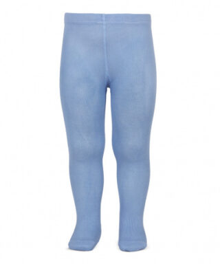 Leotardo básico de punto liso AZULADO
