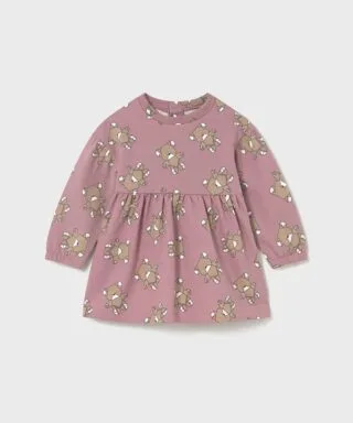 Vestido con ositos ROSA MAQUILLAJE
