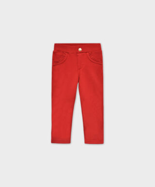 Pantalón básico tipo legging ROJO