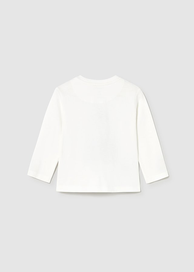 Camiseta m/l con foca BLANCO 5 Camiseta m/l con foca BLANCO - Imagen 4