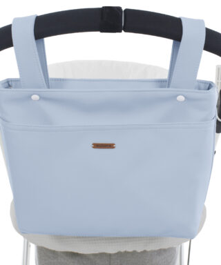 Bolso midi de polipiel AZUL