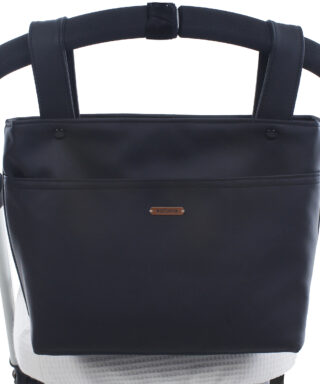 Bolso midi de polipiel NEGRO