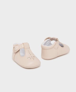 Zapato de piel BEIGE