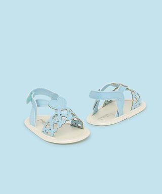 Sandalia con brillo CELESTE