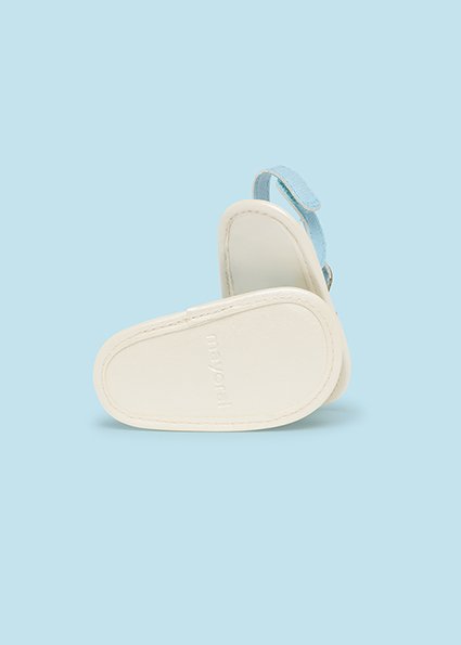 Sandalia con brillo CELESTE 6 Sandalia con brillo CELESTE - Imagen 4