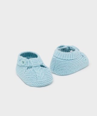 Patucos de punto VERDE AGUA