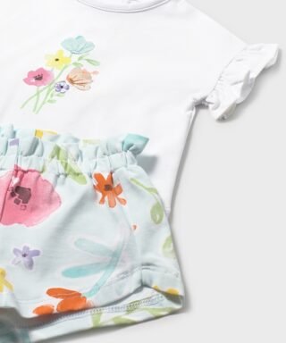 Conjunto 2 piezas de flores BLANCO Y AZUL 6 26 01291 043 L 6