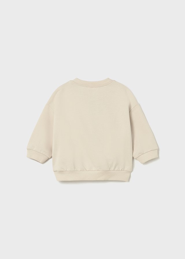 Sudadera ´más amor´ unisex BEIGE 5 Sudadera ´más amor´ unisex BEIGE - Imagen 3