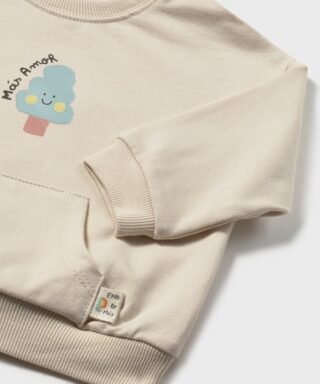 Sudadera ´más amor´ unisex BEIGE 6 26 01487 062 L 6