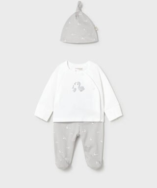 Conjunto 3 piezas primera puesta GRIS