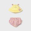 Conjunto 2 piezas de bañador y gorro AMARILLO Y ROSA 2 26 01618 030 L 4