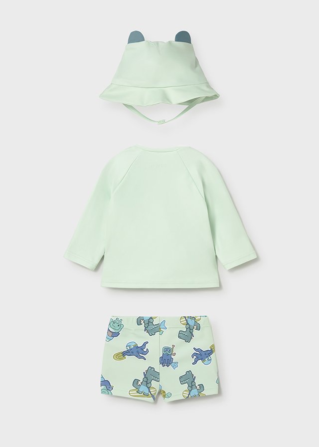 Conjunto de baño 3 piezas rinoceronte VERDE 6 Conjunto de baño 3 piezas rinoceronte VERDE - Imagen 4