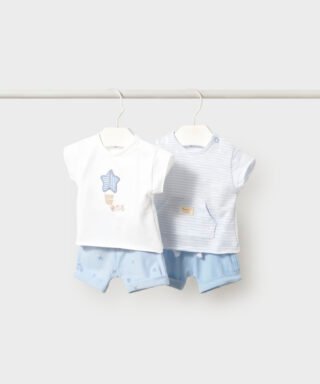 Conjunto 4 piezas de estrellas CELESTE