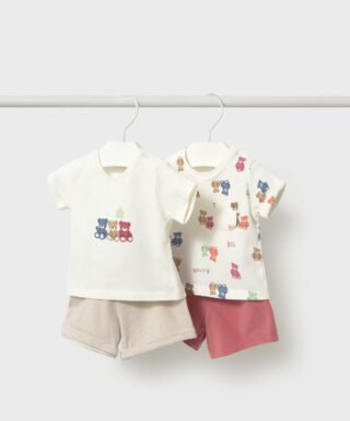 Conjunto 4 piezas de ositos TERRACOTA