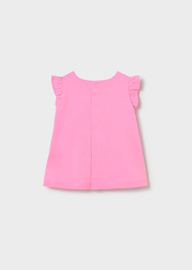 Vestido estampado primaveral ROSA CHICLE 5 Vestido estampado primaveral ROSA CHICLE - Imagen 3