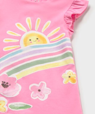 Vestido estampado primaveral ROSA CHICLE 6 26 01810 024 L 6