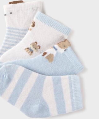 Set de 4 calcetines de animales CELESTE Y BLANCO 6 26 09054 047 L 5