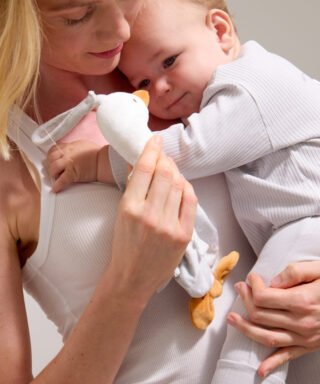 Dou-dou chupetero de oca GRIS