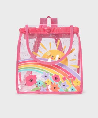 Mochila transparente FUCSIA PRIMAVERA