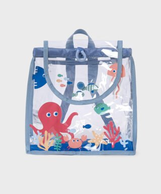 Mochila transparente MAR AZUL