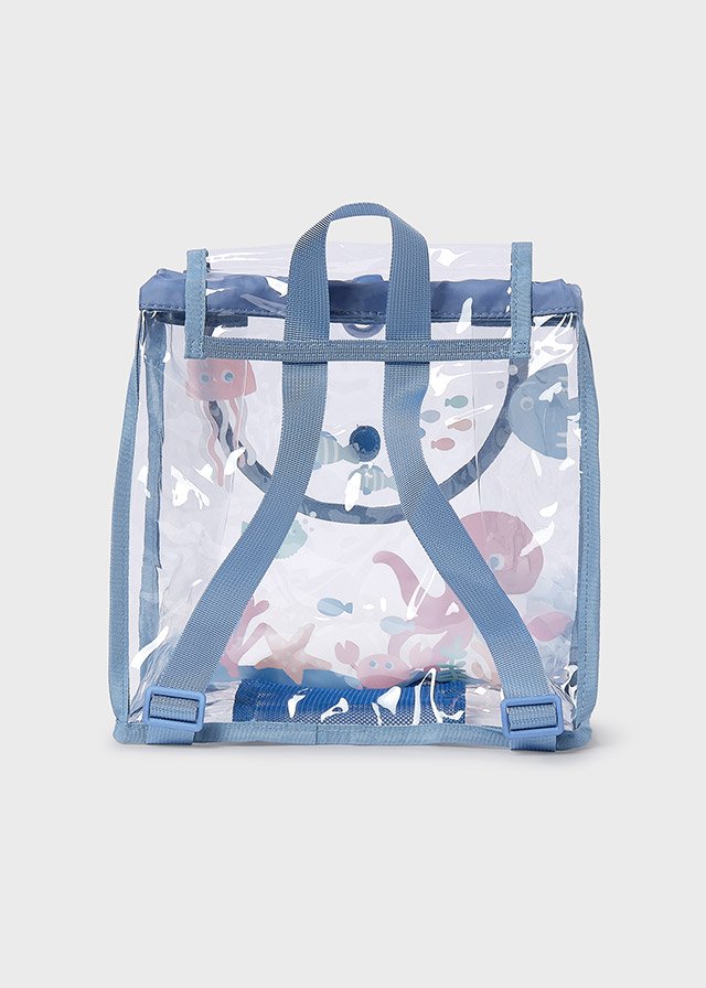 Mochila transparente MAR AZUL 5 Mochila transparente MAR AZUL - Imagen 3
