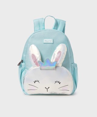 Mochila conejita princesa VERDE AGUA