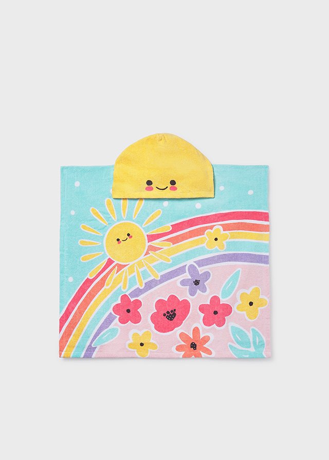 Capa de baño con estampado primaveral 3 Capa de baño con estampado primaveral