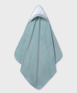 Capa de baño de flores VERDE AGUA