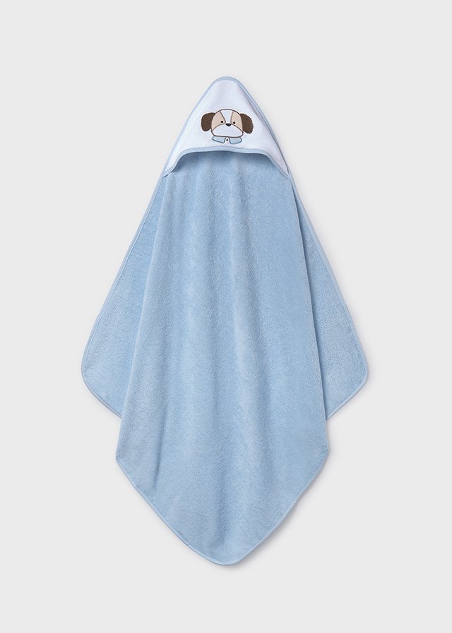 Capa de baño con perrito AZUL 3 Capa de baño con perrito AZUL