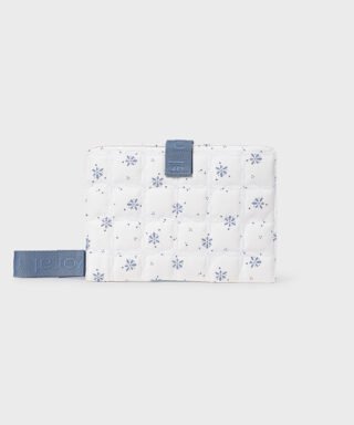 Portadocumentos con cambiador impermeable BLANCO Y AZUL