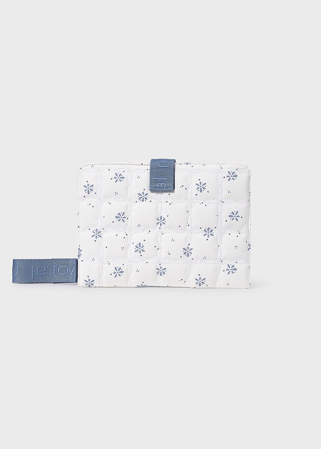 Portadocumentos con cambiador impermeable BLANCO Y AZUL 2 Portadocumentos con cambiador impermeable BLANCO Y AZUL