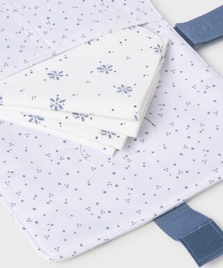 Portadocumentos con cambiador impermeable BLANCO Y AZUL 6 30 19093 025 L 7