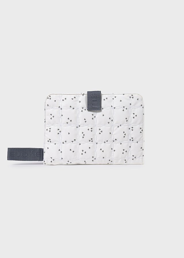 Portadocumentos con cambiador impermeable BLANCO Y GRIS 3 Portadocumentos con cambiador impermeable BLANCO Y GRIS