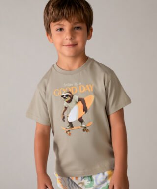 Camiseta m/c ´Today is a good day´ TOPO