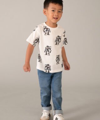 Camiseta m/c robots BLANCO