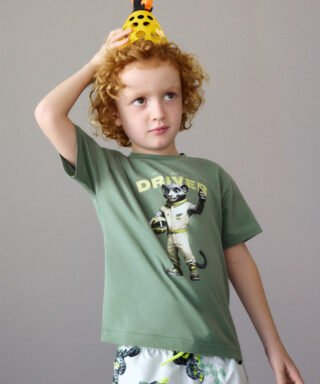 Camiseta m/c ´Driver´ VERDE ALGA