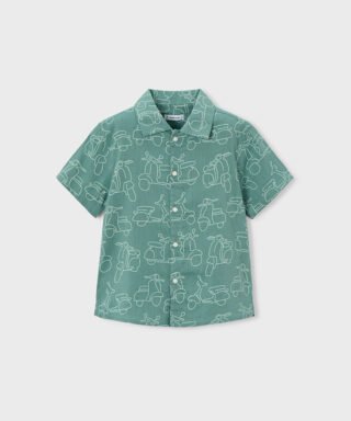 Camisa m/c con ´Vespas´ VERDE ALGA 11 26 03115 026 L 4Carla Lozano armario de macarena penarandaCarla Lozano armario de macarena penaranda mayoral