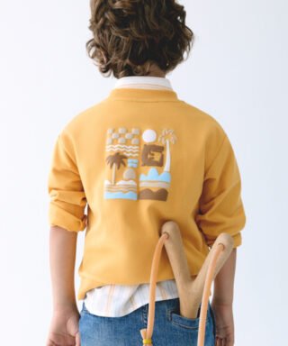 Sudadera playa MELOCOTÓN